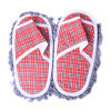Spring grazing plaid slippers casual slippers while wiping lazy slippers