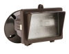 150 Watt Mini Single Head Halogen Flood Light with Eyebrow Face Frame