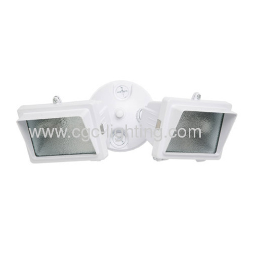 300 Watt Mini Halogen Double Flood Light with Eyebrow Face Frame