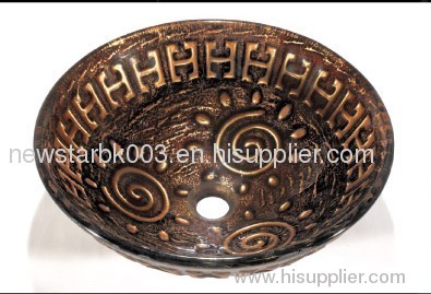 Chinese Made Glass Vessel Basins