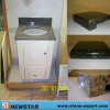 Hotel Whit Vanity With Black Granite Tops