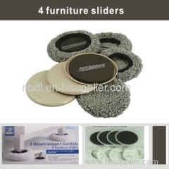 4 furniture sliders