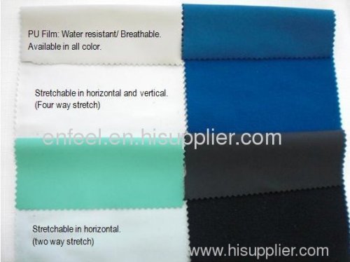 Water Resistant and Breathable Fabric