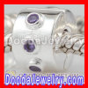 925 Sterling SIlver european Style Clip Beads with CZ Stone Fit european Jewellery