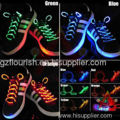 Colorful LED shoe shoelaces flash glow shoestring 5 colors available