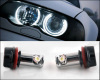 Super white LED angel eyes for BMW H8