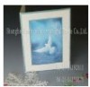 white glitter powder paper greeting cards