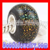 925 Sterling Silver Core Dichroic Glass Beads european Compatible
