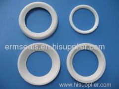 Teflon ball valve seat and valve stem sealing gasket