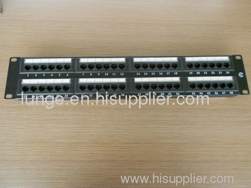 cat5e 24 ports utp patch panel