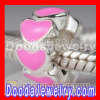 S925 Sterling Silver Charm Jewelry Beads Enamel Pink Love to Love