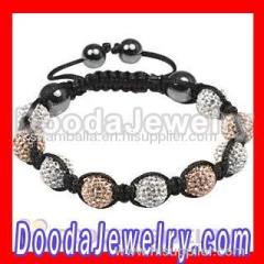 Cheap Shamballa bracelet with pave Crystal beads | Shamballa bracelet meaning