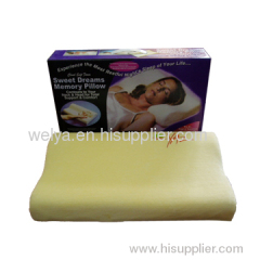 Memory foam contour pillow