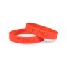 silicone embossed wristbands