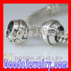 european Style Chamilia Charms 925 Sterling Silver Cross Beads with Clear Stone