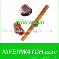 Silicone slap digital watch