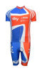 2011men's sublimated pro cycling team kit,sky