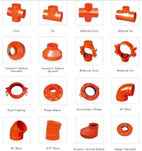 ductile cas iron pipe fitting with FM/UL approval