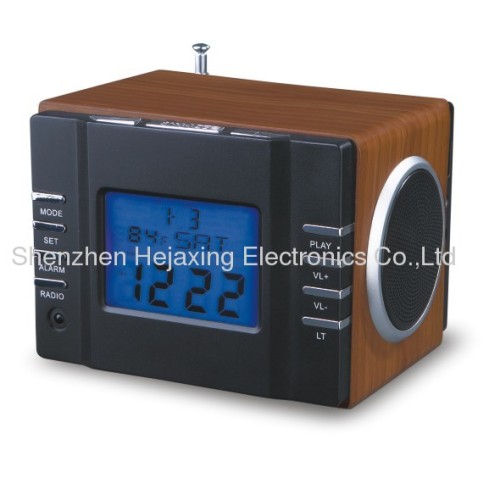 USB speaker with FM radio and calendar function