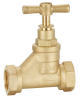 Brass stop valve