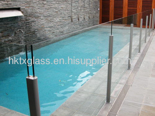 Glass Pool fencing / glass balustrades / safety glass / toughened glass /laminated glass