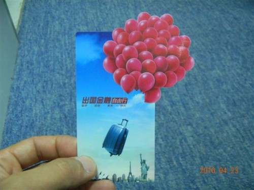 special size membership card
