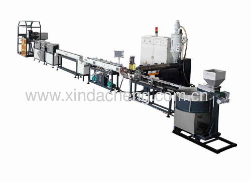 Inner flat dripper drip irrigation pipe machine