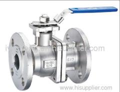 2pc flanged ball valve ANSI