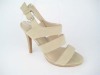 lady high heel fashion sandals with decoration (KT1019)