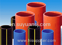HDPE pipes of large diameter gas production line