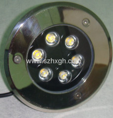 LED underwater light 6w