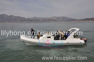 RIB boat, rigid inflatable boat, Inflatable boat HYP830