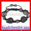 Fake Nialaya jewelry Black Skull Head bracelets wholesale