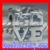 925 Sterling Silver Charm Jewelry LOVE Beads Fit European european Bracelet