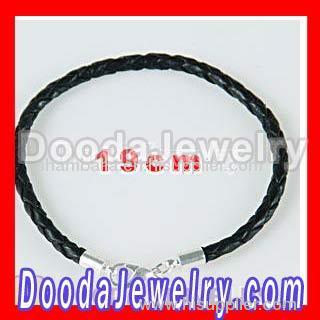 Fashion 26CM 26cm european red braided leather chain bracelet