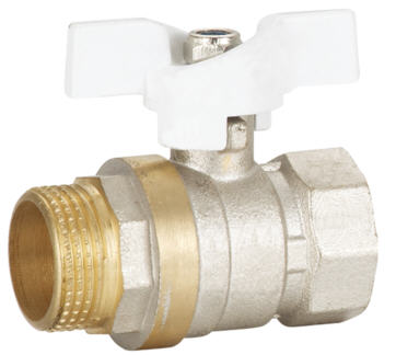 With butterfly handle Brass Ball Valve F/M