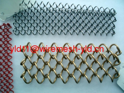 Decorative woven wire mesh