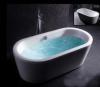 Round acrylic bathtub