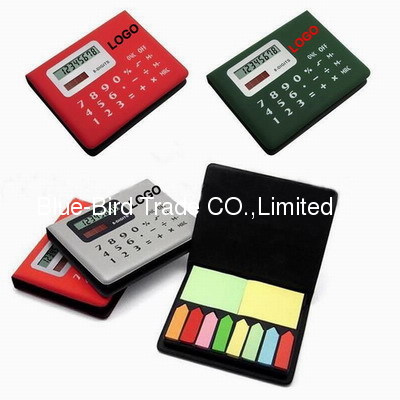 Custom sticky notes set with calculator cover