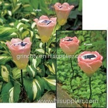 TULIP FLOWER SOLAR GARDEN LIGHT