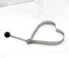 Stainless Steel Egg Form Heart Shape with Handle