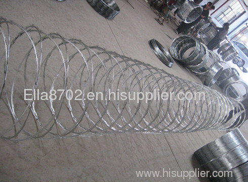 concertina barbed wire