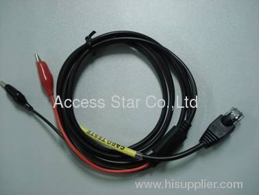 RJ45 Cable to 2 Alligator Clip