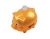 Golden pig coin bank