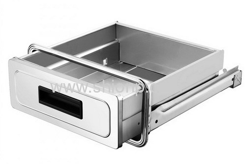 Stainless steel kitchen drawer