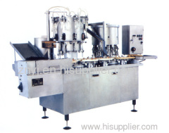 DGZ8 Model oral liquid washing, drying, filling and cap-clamping linkage