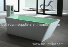 Seamless acrylic bathtub