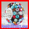 2011 Fashion european Crystal Glass Beads With Colorful Swarovski Crystal Beads Wholesale
