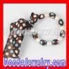 Wholesale UK trendy Silver pearl Silk Cloth Knot Bracelet