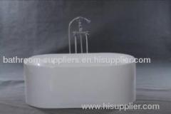 Top acrylic bathtub